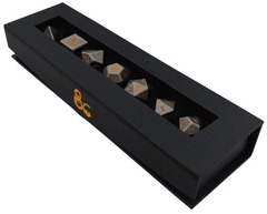 Ultra Pro - D&D Heavy Metal Realmspace Dice Set 7pc